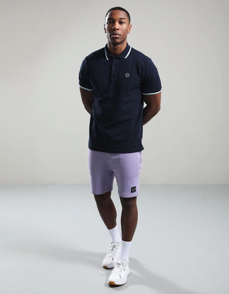 Siren Tipped Polo Shirt - Navy