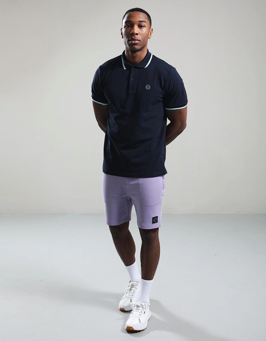 Siren Tipped Polo Shirt - Navy