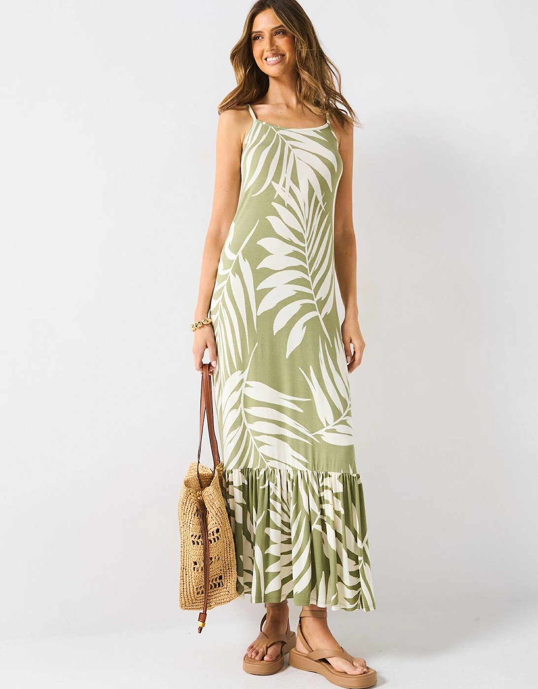 Hol Shop Strap Maxi Dress - Print, 2 of 1
