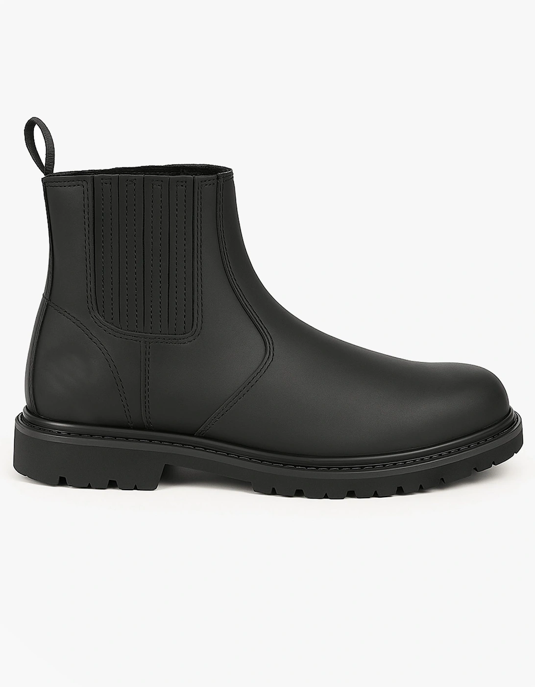 M763A Mens Leather Safety Boots Black, 5 of 4