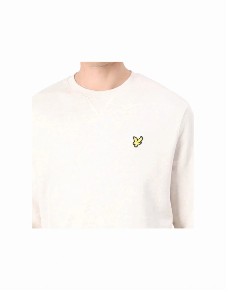 Lyle & Scott Mens Sweatshirt  Pullover Crew Neck Winter Mens Jumper Beige New