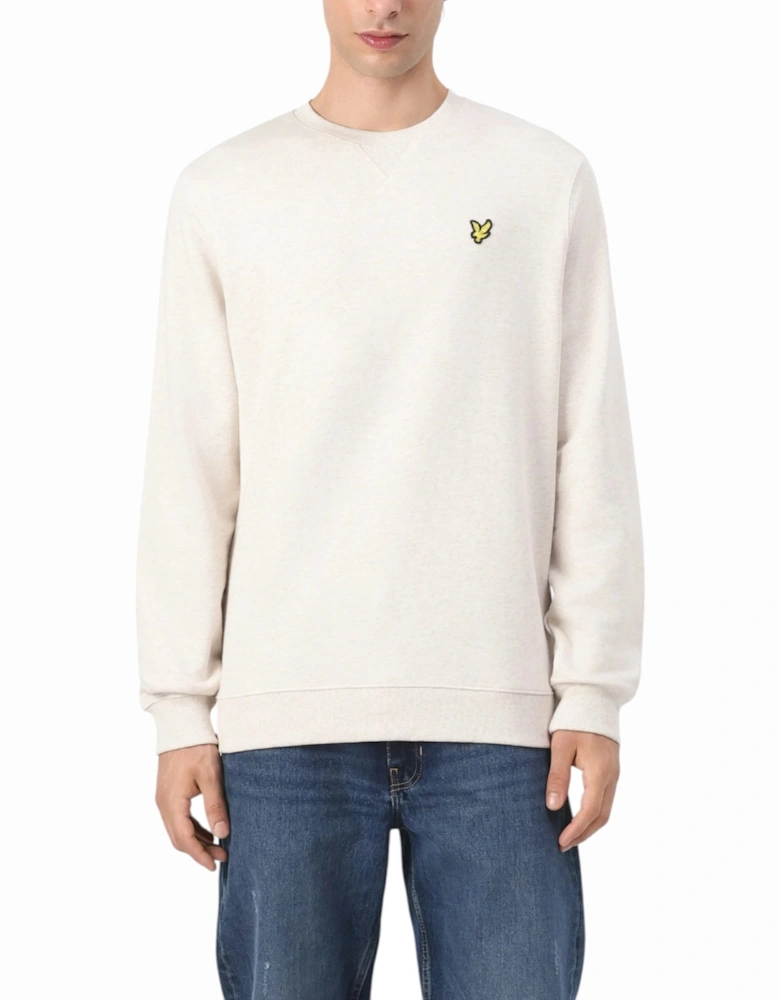 Lyle & Scott Mens Sweatshirt  Pullover Crew Neck Winter Mens Jumper Beige New