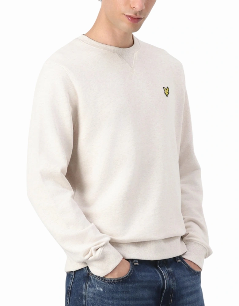 Lyle & Scott Mens Sweatshirt  Pullover Crew Neck Winter Mens Jumper Beige New