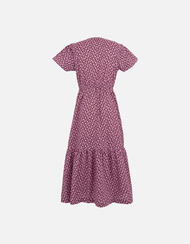 Womens/Ladies Orla Kiely Jasmine Flower Tiered Midi Dress