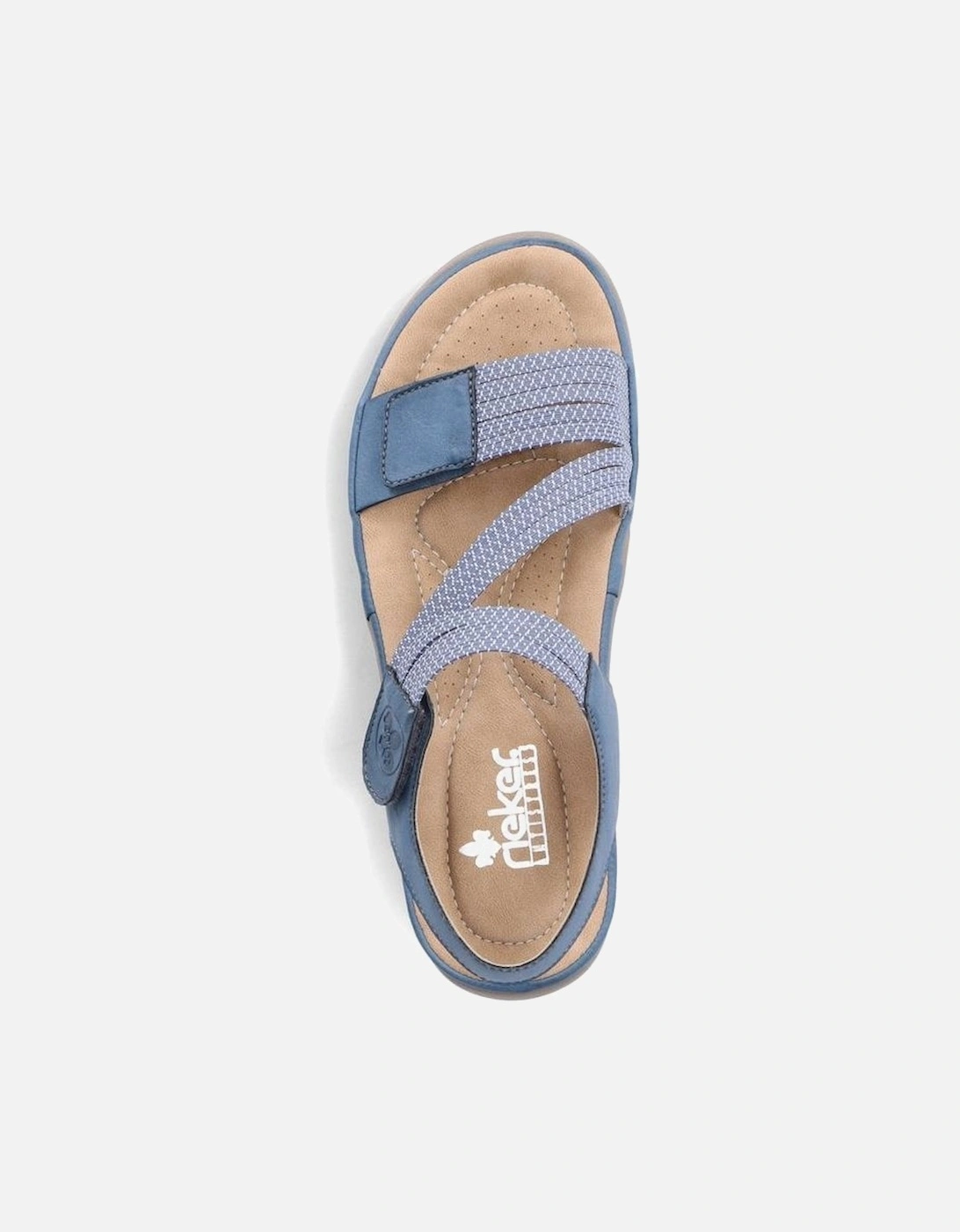 Ladies sandals 64870-14 in Jeans