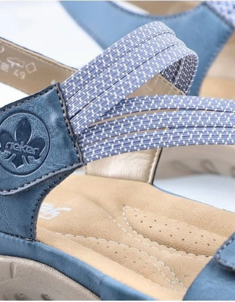 Ladies sandals 64870-14 in Jeans