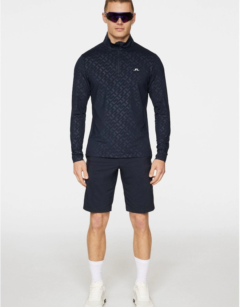 Mens Golf Luke Deboss Mid Layer - Navy