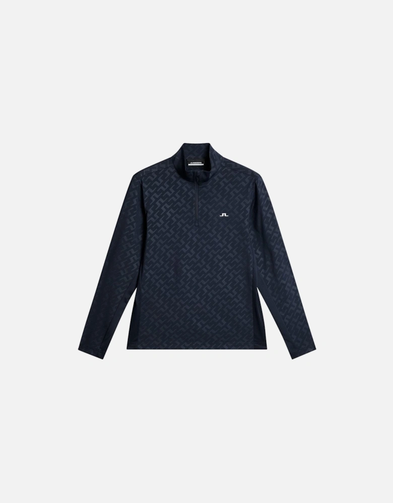 Mens Golf Luke Deboss Mid Layer - Navy