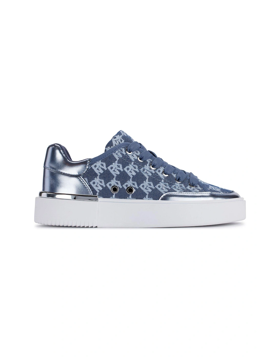 Lace Flatform Sneakers - Blue, 2 of 1