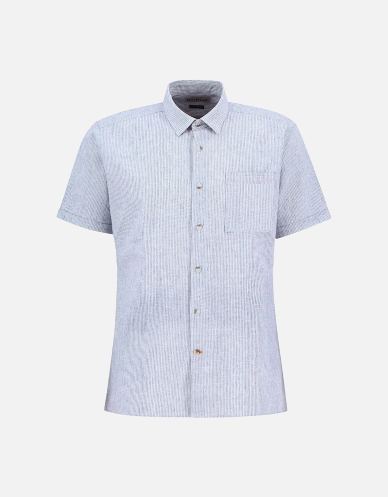 Tindale Stripe Shirt  BU28 Bleached Blue