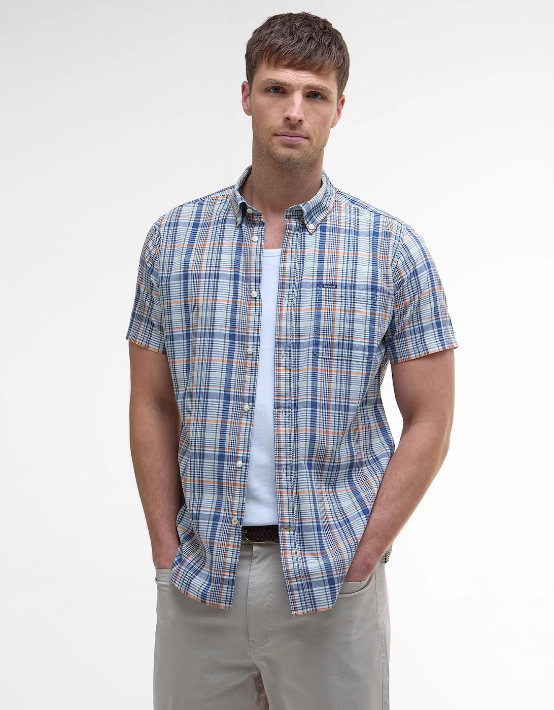 Elton SS Tailored Shirt NY38  Dark Denim