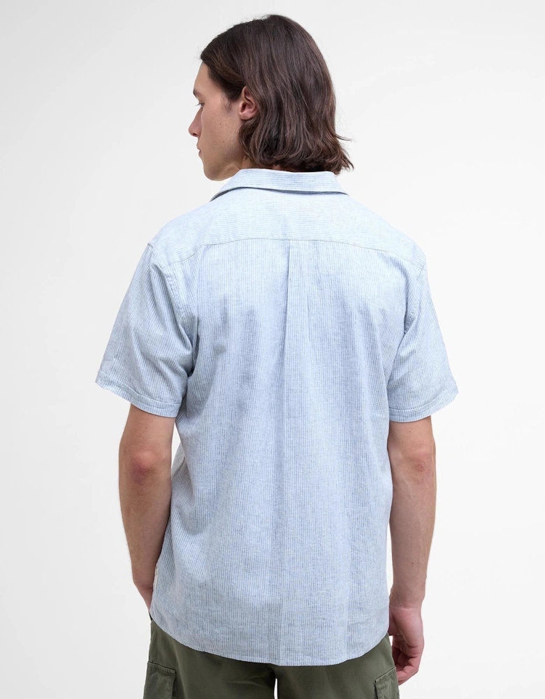 Tindale Stripe Shirt  BU28 Bleached Blue