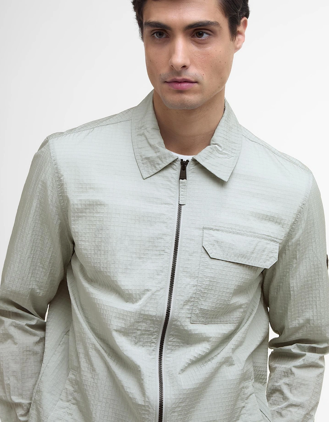 Rosso Ripstop Overshirt GY33 Mineral Grey
