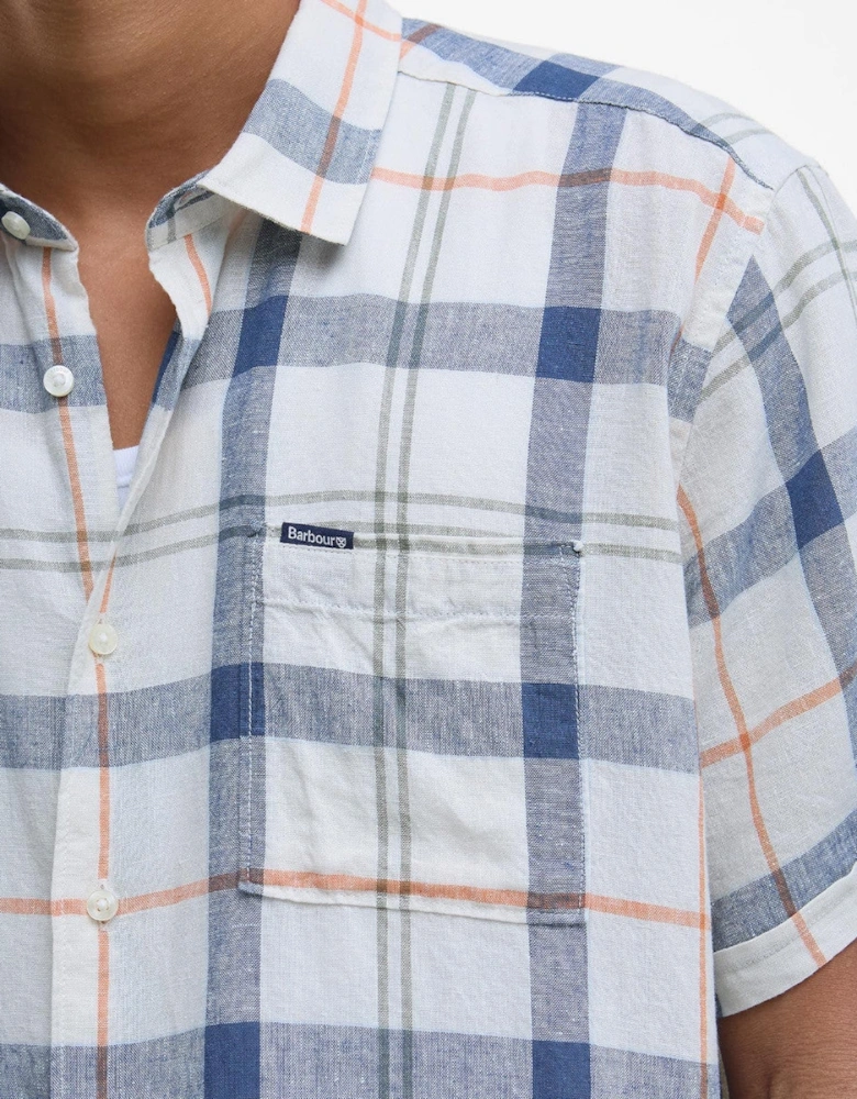 Croft SS Summer Shirt TN98  Sea Haze Tartan