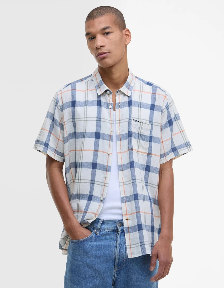 Croft SS Summer Shirt TN98  Sea Haze Tartan