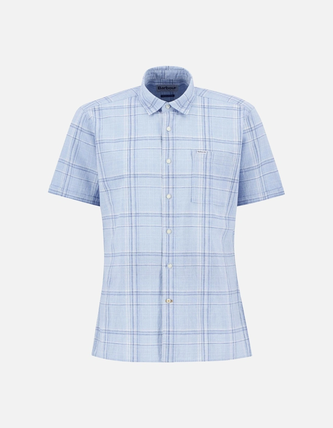 Coldingham Summer Fit Shirt BU29 Bleached Blue, 5 of 4