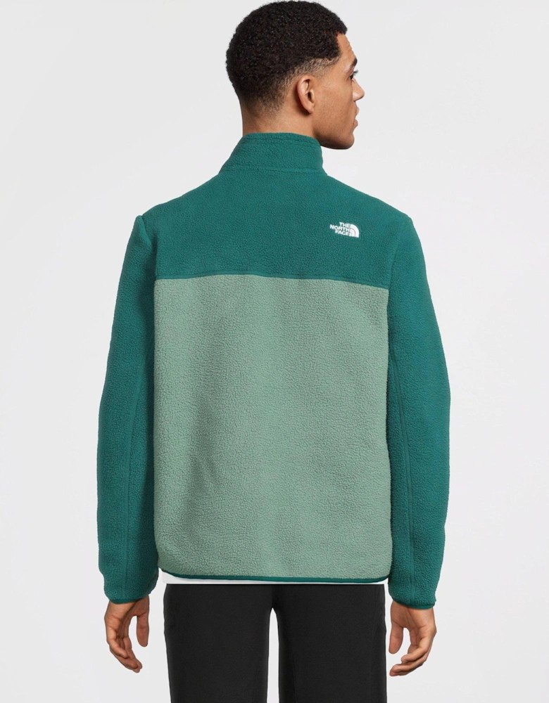 Men's Yumiori Quarter Zip Fleece - Green