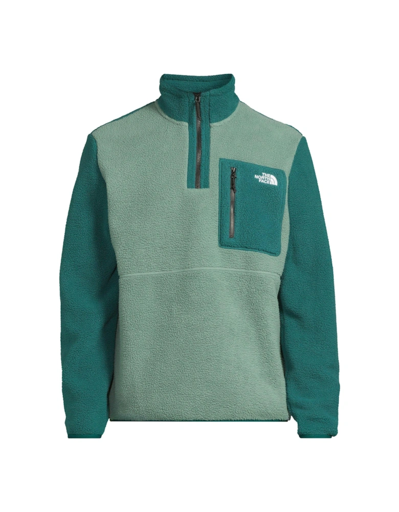 Men's Yumiori Quarter Zip Fleece - Green