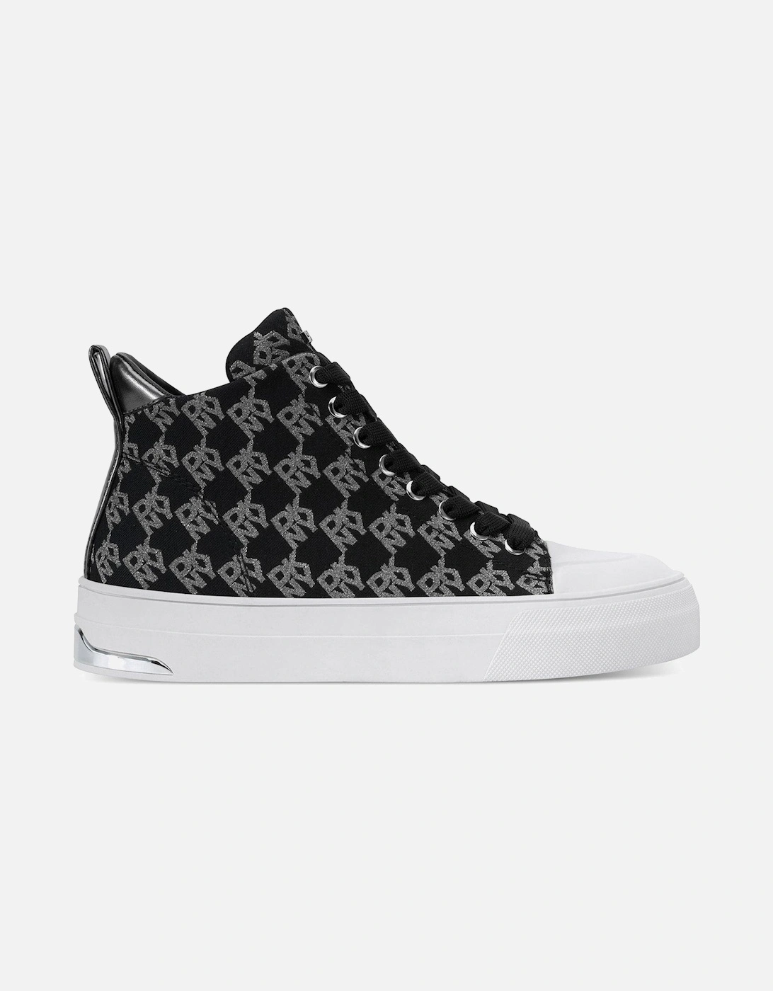 Yaser Lace Up Mid Sneakers - Black, 2 of 1