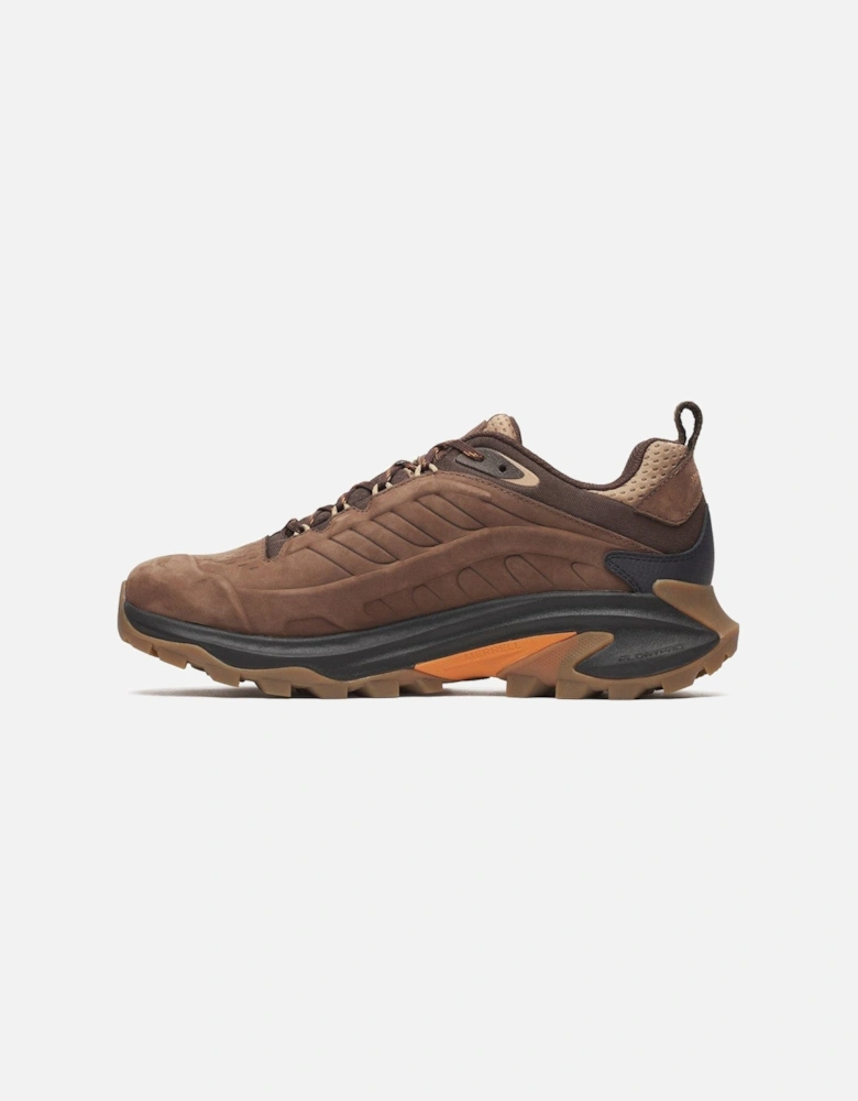 Mens Moab Speed Leather Waterproof Hiking Shoes - Brown