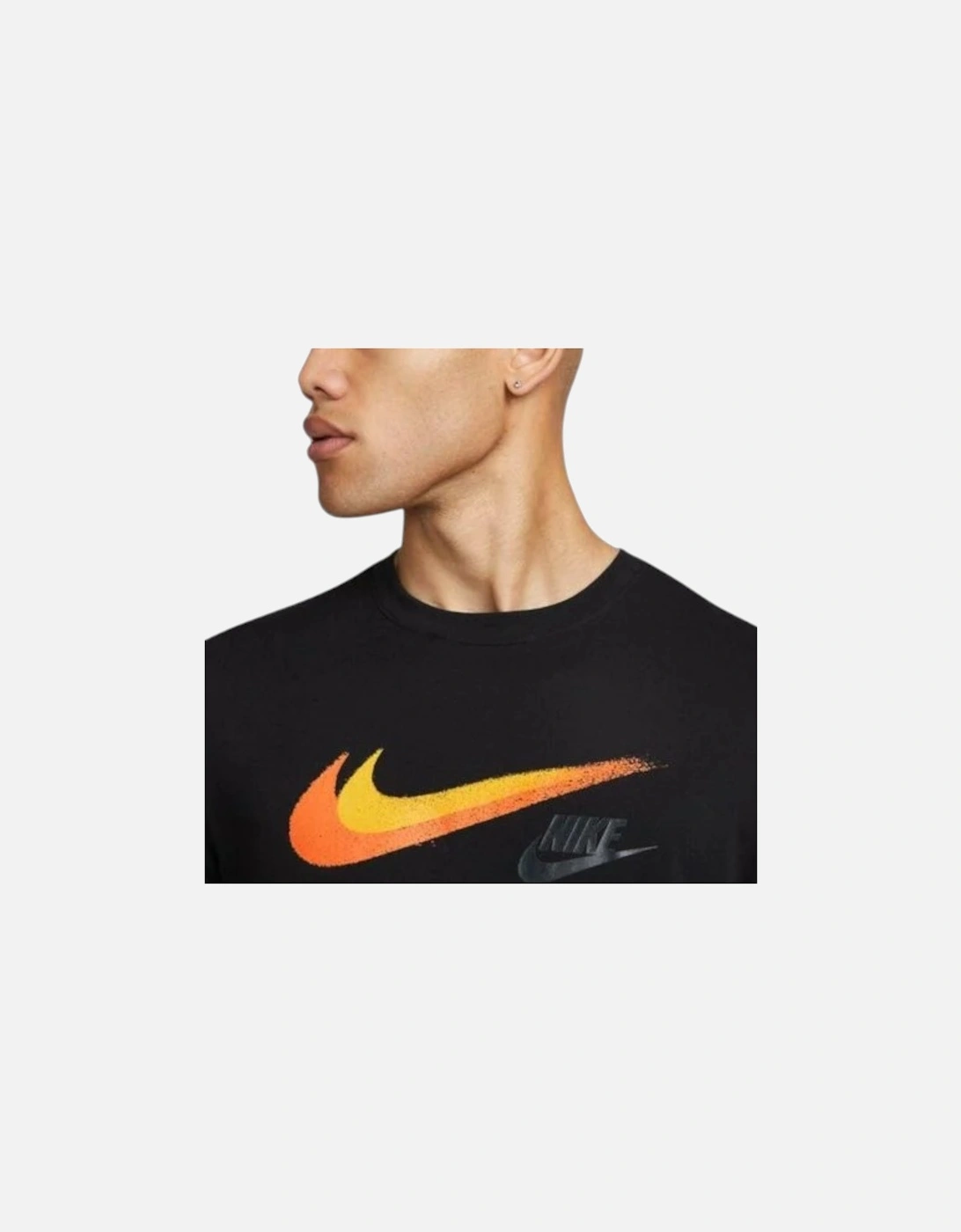 Mens Signature Tick Logo Short Sleeve Crew Neck Casual Tee