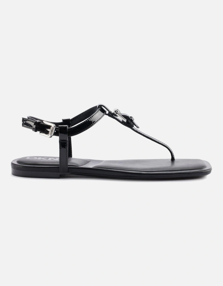 Datto Flat Thong Sandals - Black