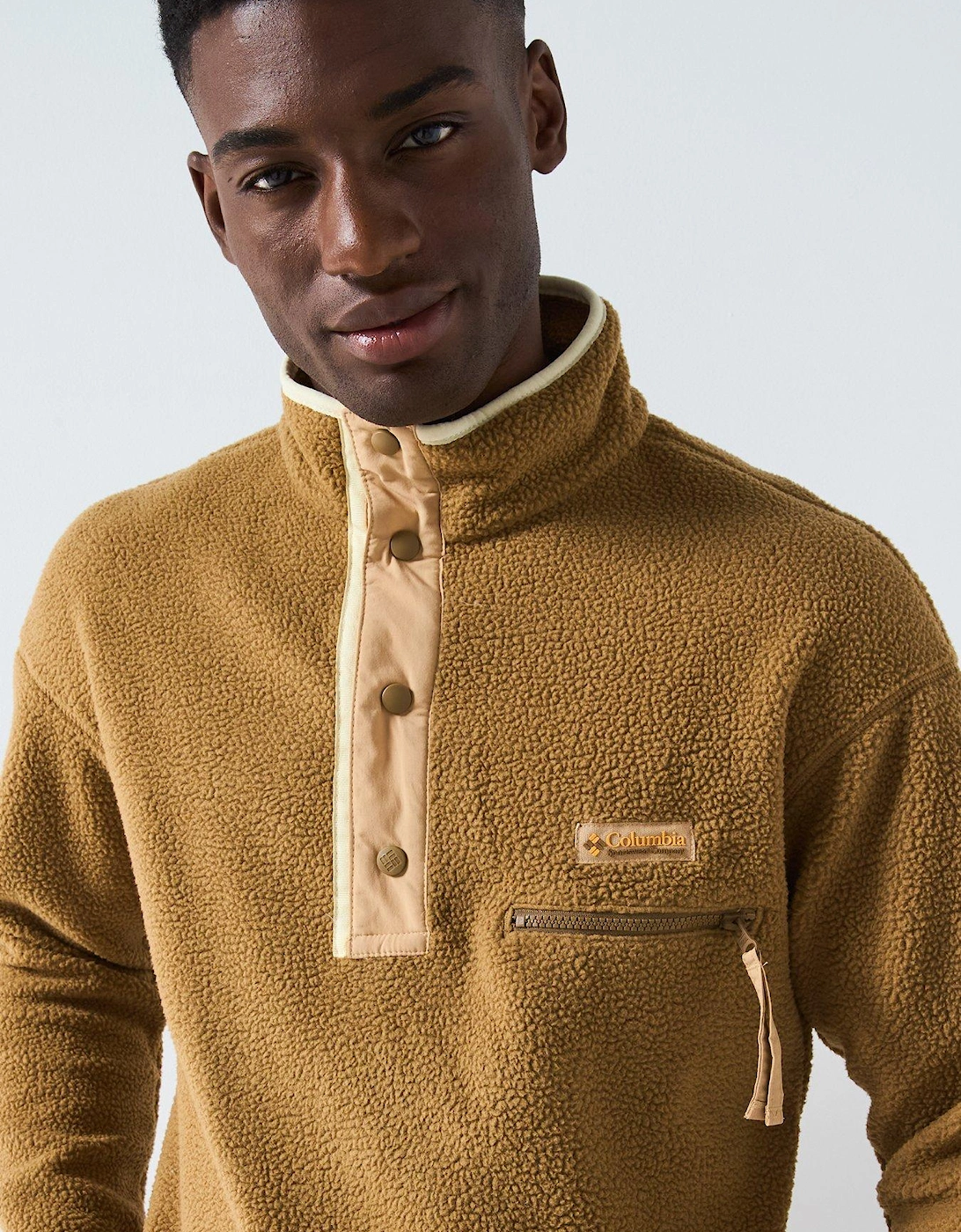 Men's Helvetia 2 Half Snap Fleece - Brown