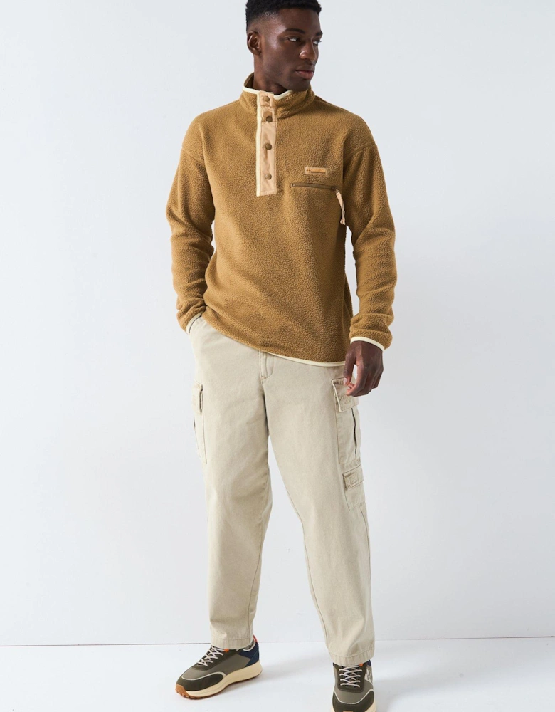 Men's Helvetia 2 Half Snap Fleece - Brown
