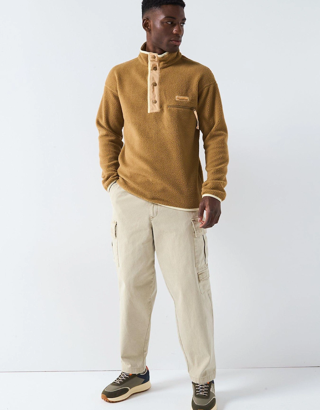 Men's Helvetia 2 Half Snap Fleece - Brown