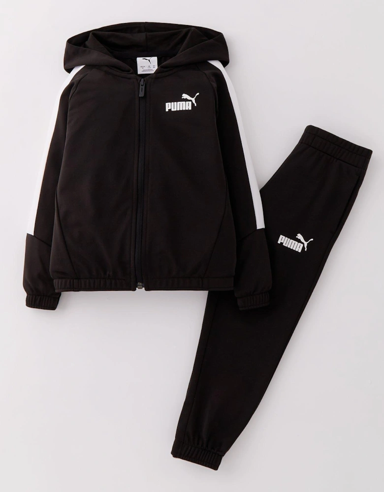Kids Boys Tracksuit - Black