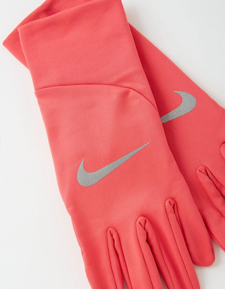 Womens Running Pacer Lightweight Gloves - Pink