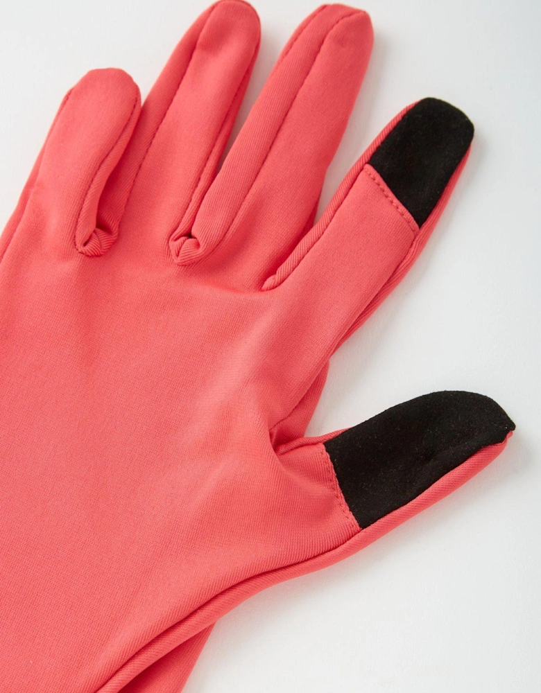 Womens Running Pacer Lightweight Gloves - Pink