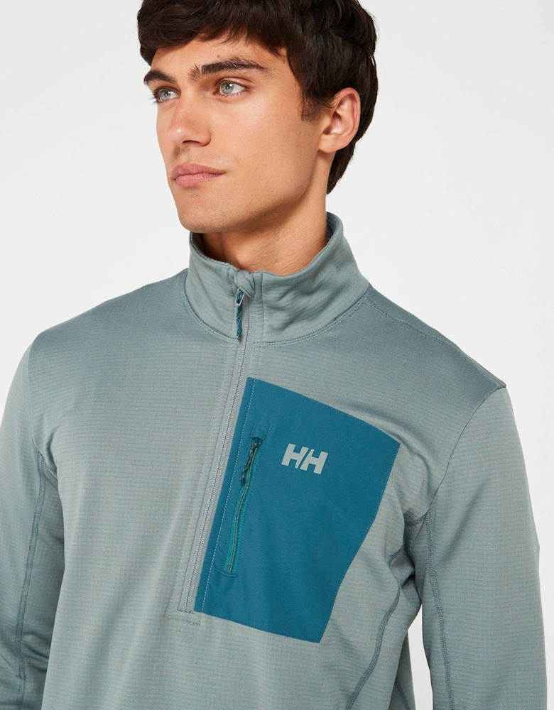 Mens Versalite 1/2 Zip Fleece - Green
