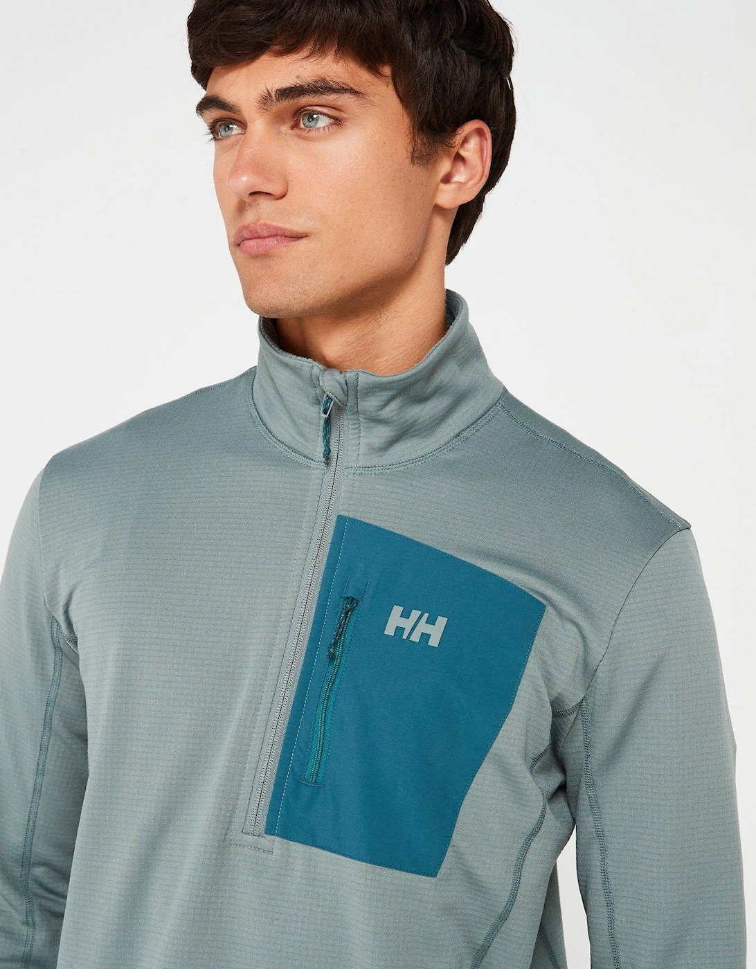 Mens Versalite 1/2 Zip Fleece - Green