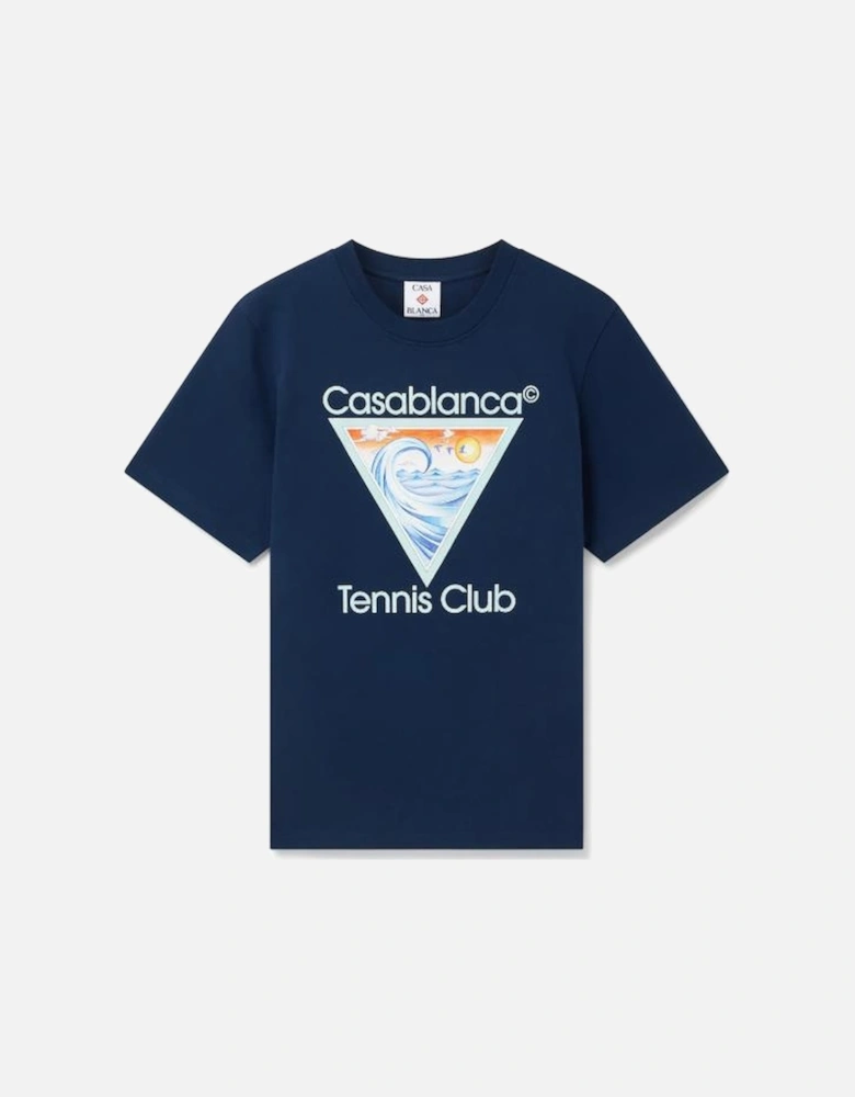 Tennis Club Icon T-Shirt Navy