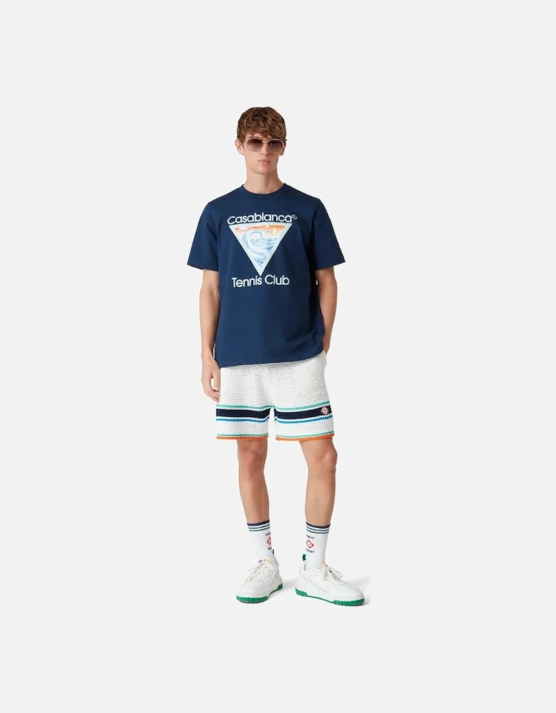 Tennis Club Icon T-Shirt Navy