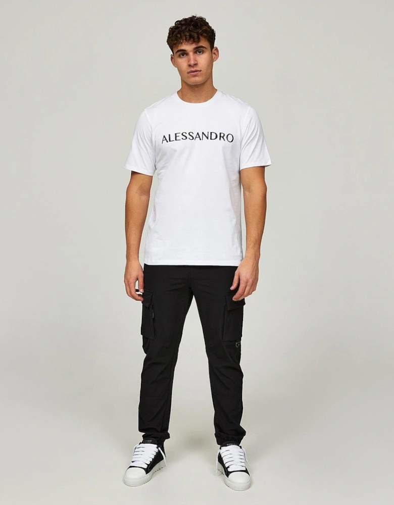 Meucci Puff Logo T-Shirt - White