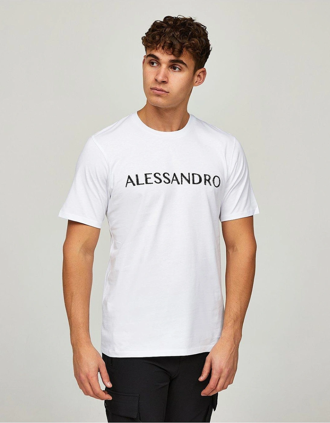 Meucci Puff Logo T-Shirt - White