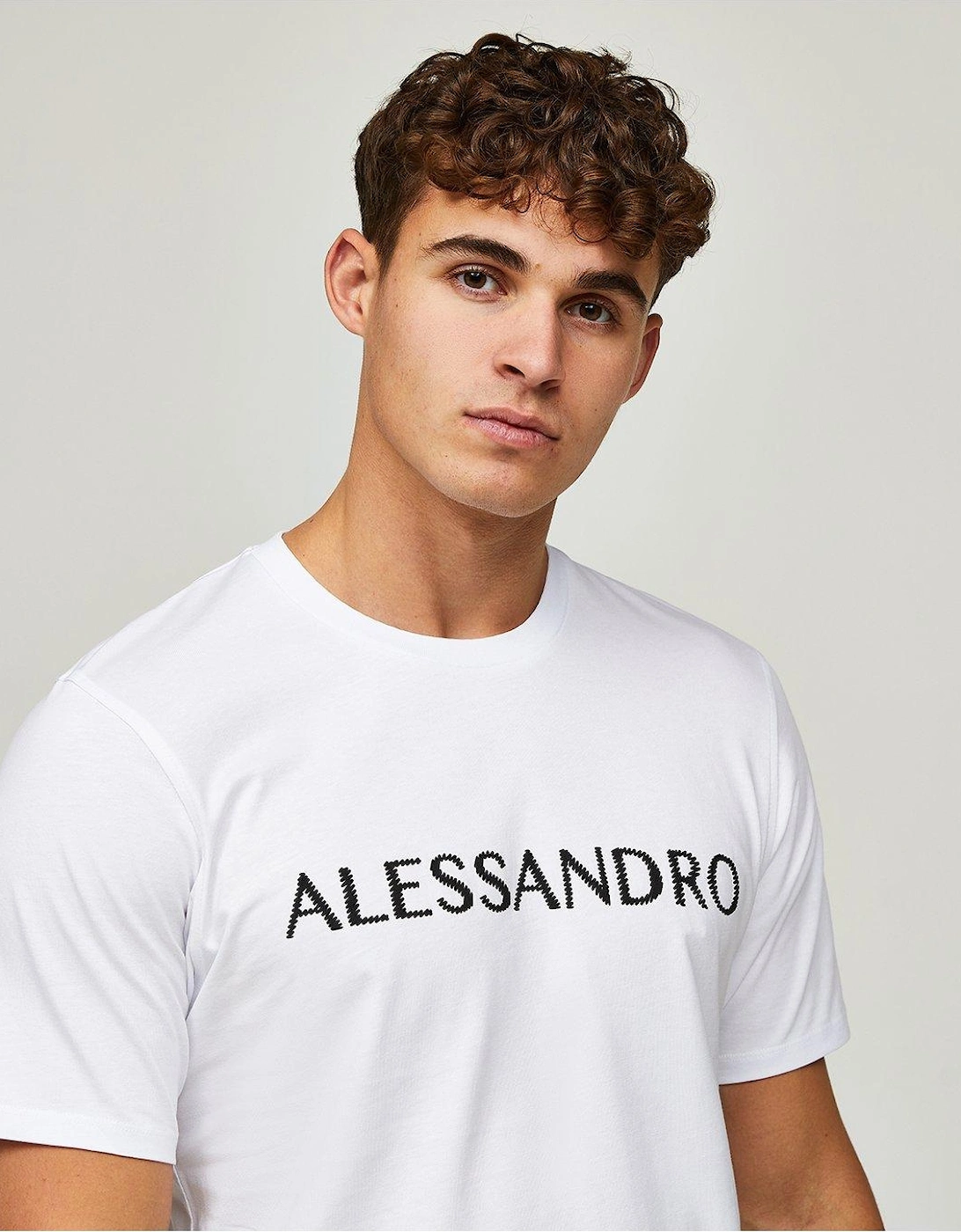Meucci Puff Logo T-Shirt - White