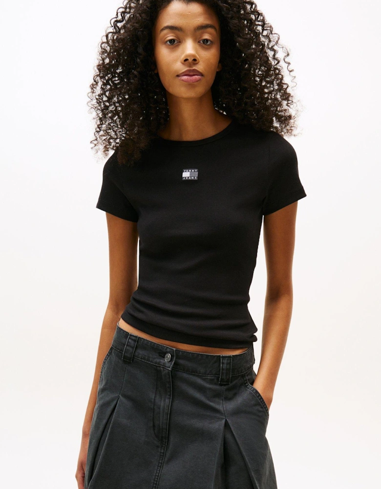 Badge Logo T-Shirt - Black