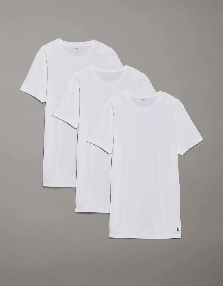 100% COTTON 3 Pack Mens T-Shirts White