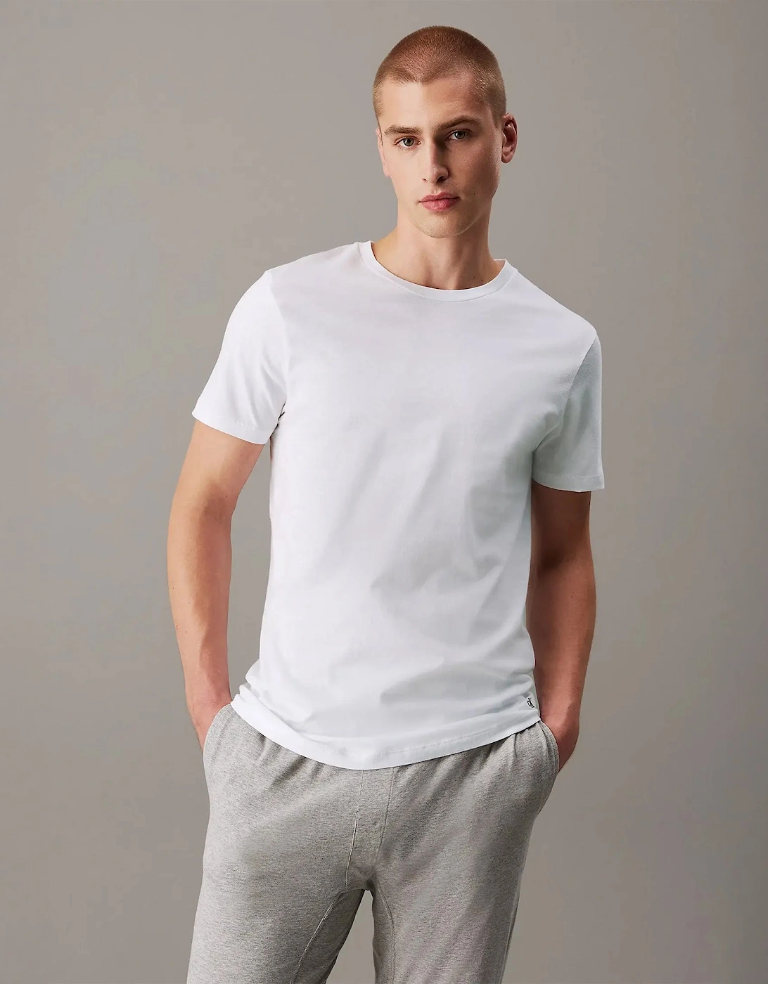 100% COTTON 3 Pack Mens T-Shirts White
