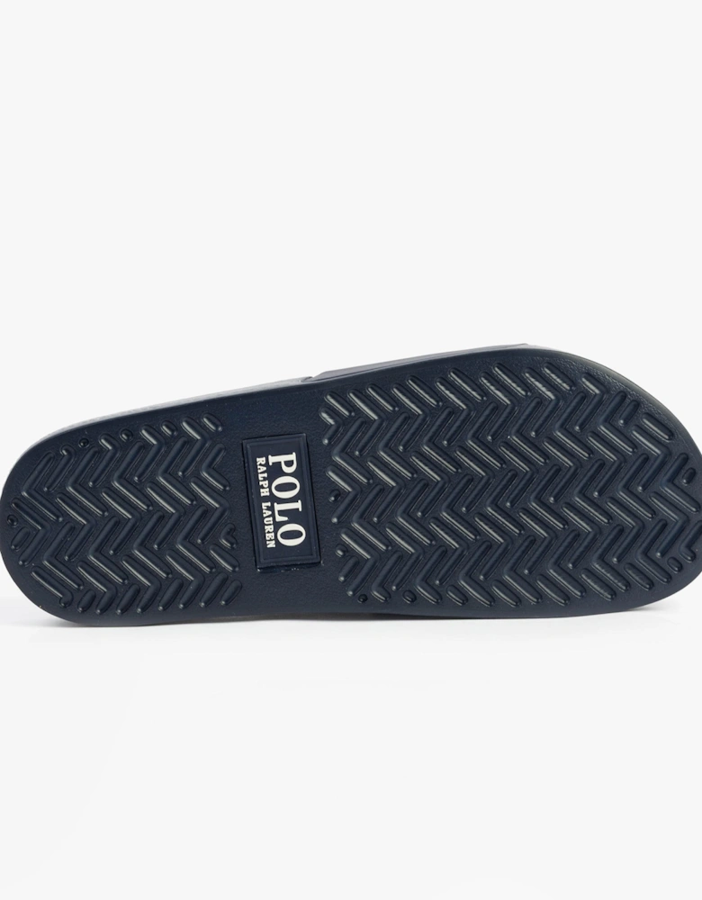 POLO SLIDE Mens Sandals Heritage Bear Navy