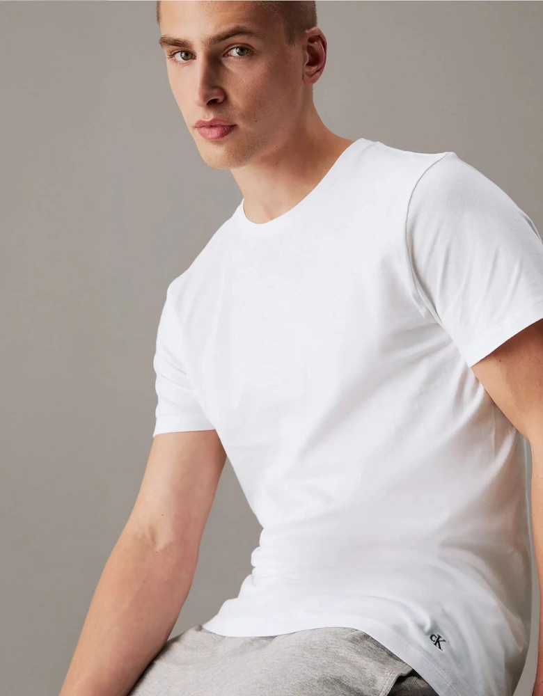 100% COTTON 3 Pack Mens T-Shirts White