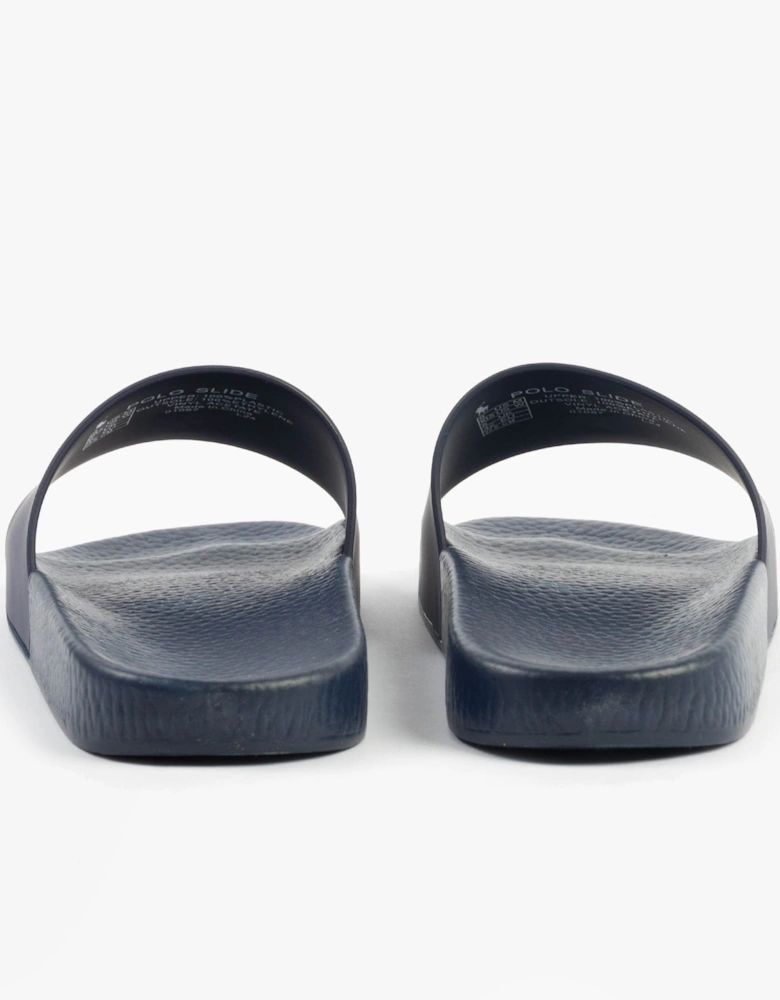 POLO SLIDE Mens Sandals Heritage Bear Navy