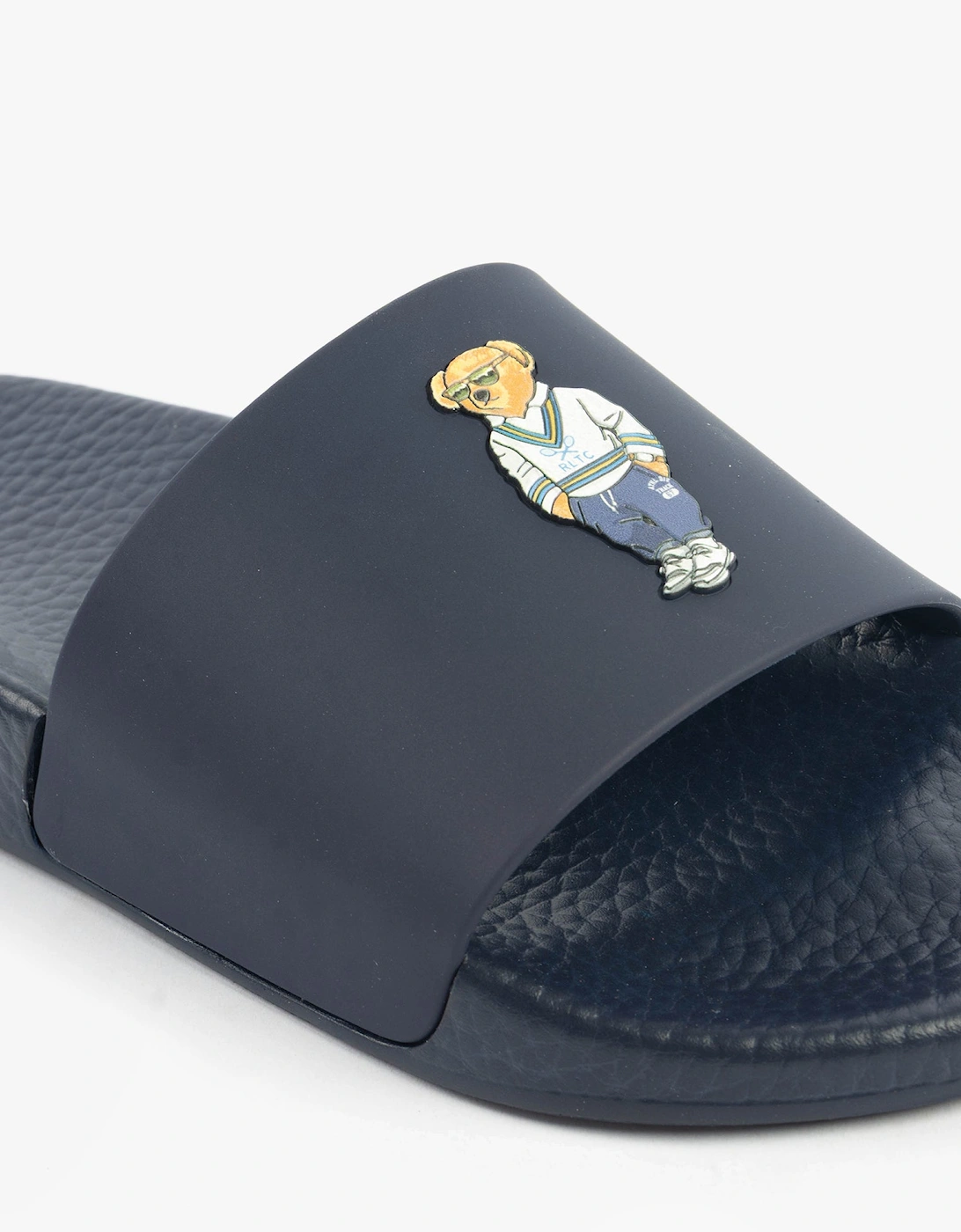 POLO SLIDE Mens Sandals Heritage Bear Navy