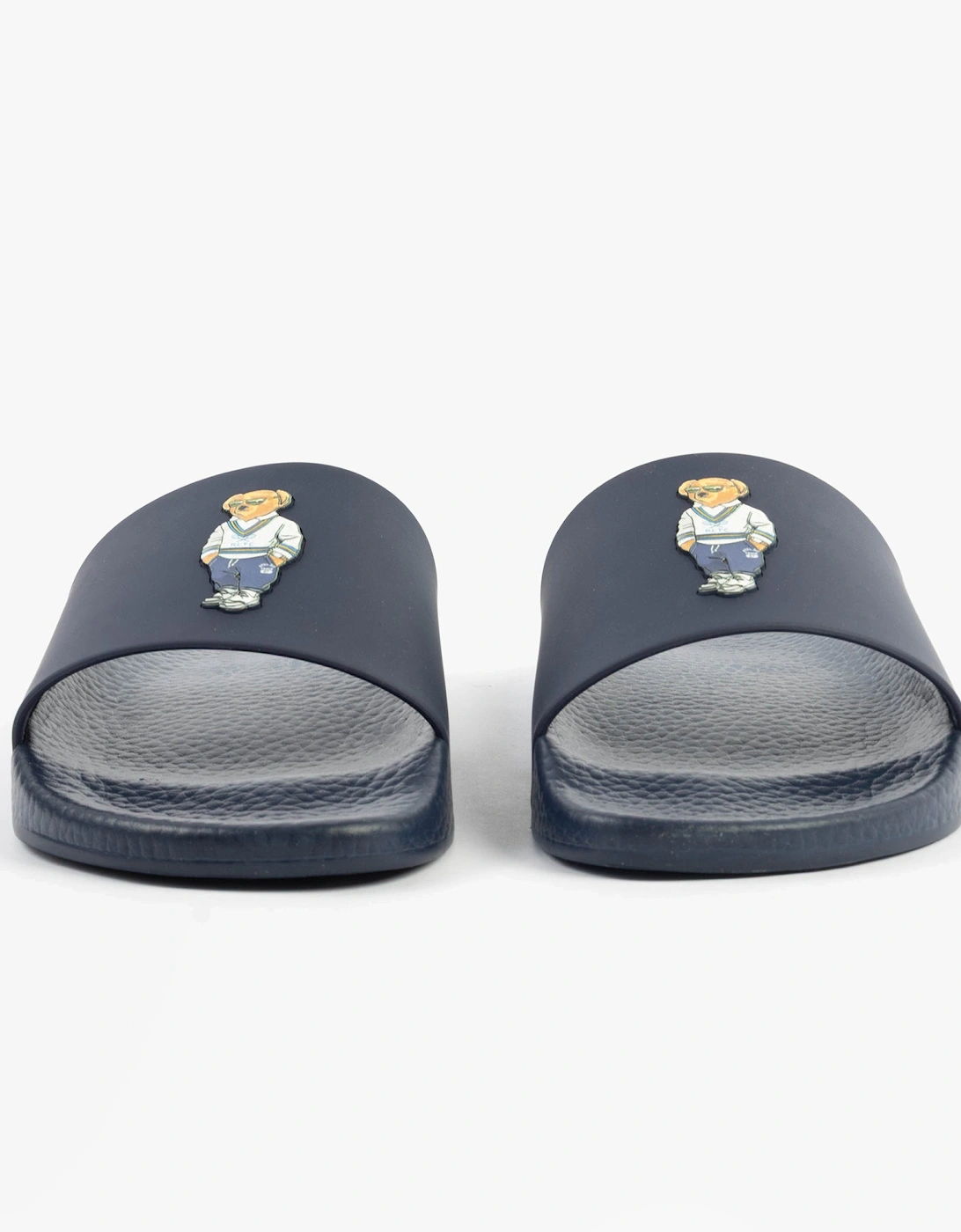 POLO SLIDE Mens Sandals Heritage Bear Navy