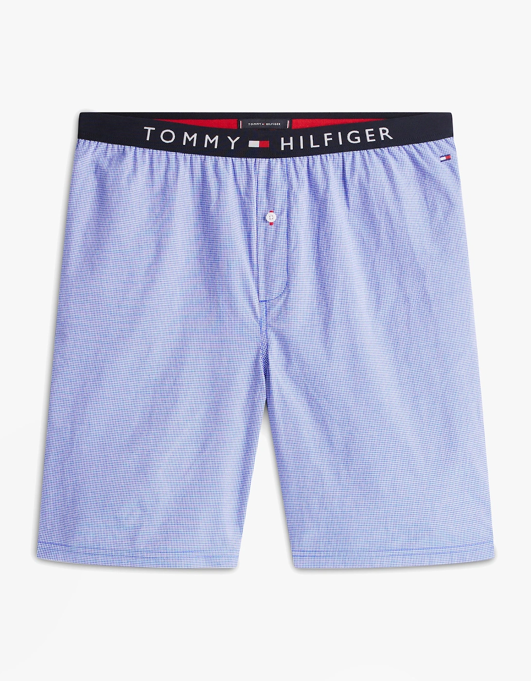 PURE COTTON Pyjama Set Mens Desert Sky / Mini Gingham