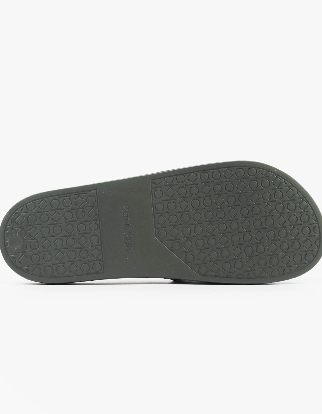 POOL SLIDE DOUBLE T Mens Sliders Dark Olive