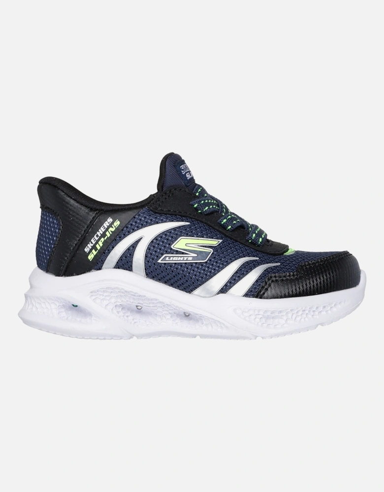 METEOR-LIGHTS-BRISK-BEAMS Boys Trainers Navy/Black